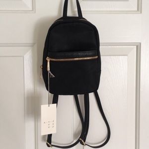Black Mini Backpack